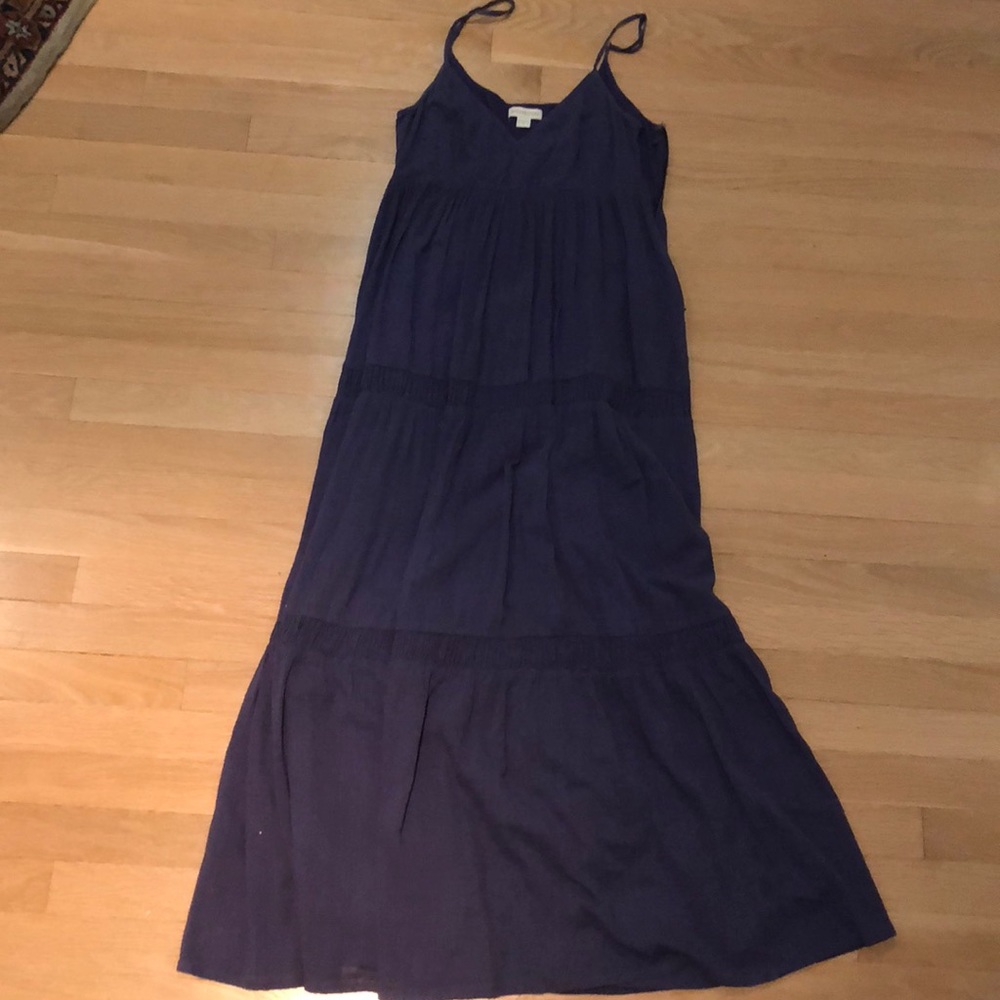 Indigo maxi dress